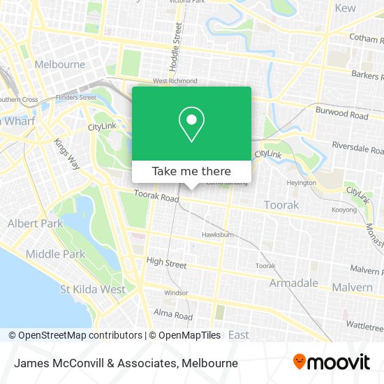 James McConvill & Associates map