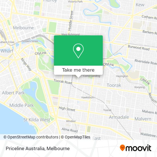 Priceline Australia map