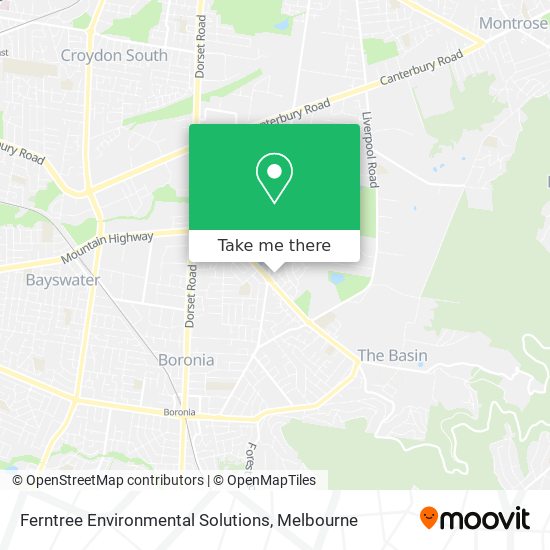 Ferntree Environmental Solutions map