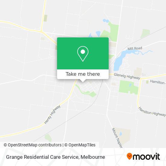 Grange Residential Care Service map