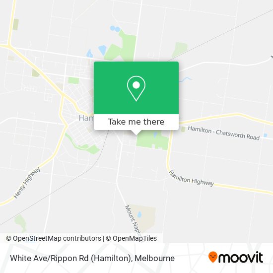 White Ave/Rippon Rd (Hamilton) map