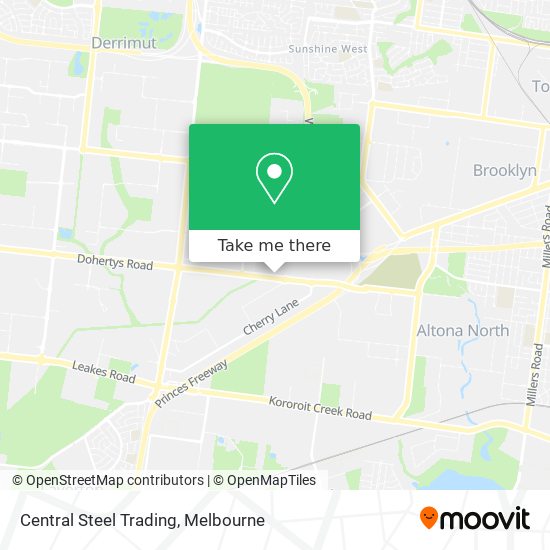 Central Steel Trading map