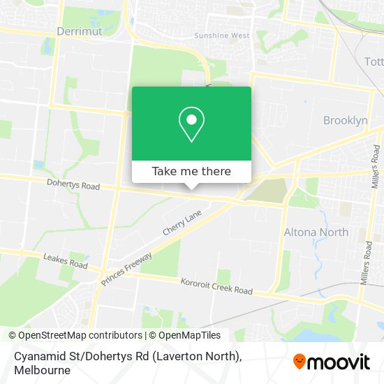 Cyanamid St / Dohertys Rd (Laverton North) map