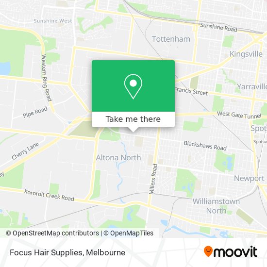 Focus Hair Supplies map