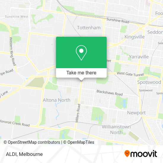 ALDI map
