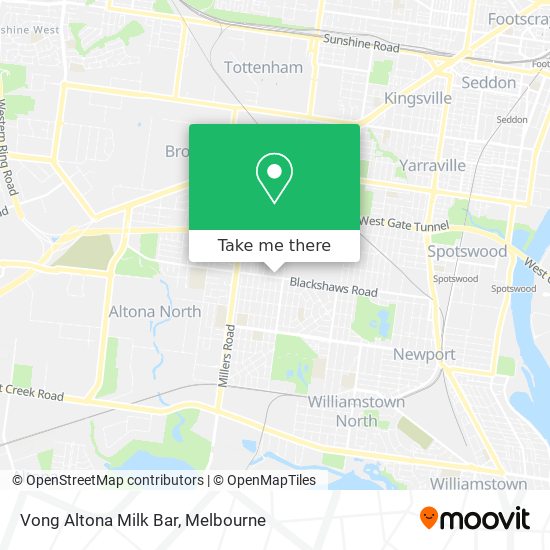 Vong Altona Milk Bar map