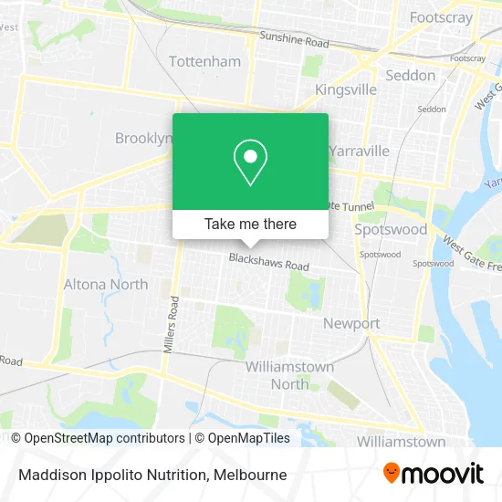 Mapa Maddison Ippolito Nutrition