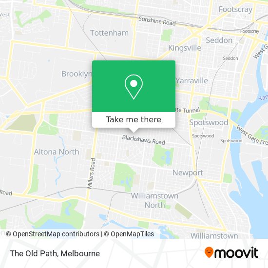 The Old Path map