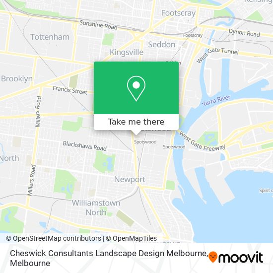 Cheswick Consultants Landscape Design Melbourne map