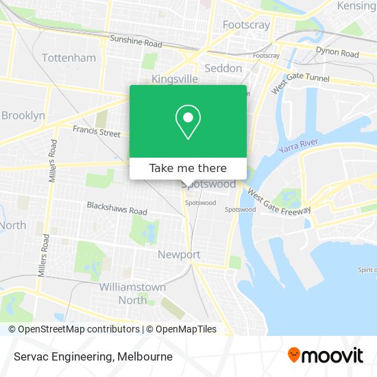 Servac Engineering map