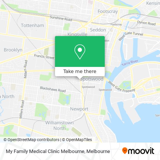My Family Medical Clinic Melbourne map
