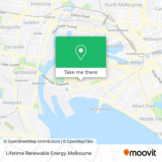Lifetime Renewable Energy map
