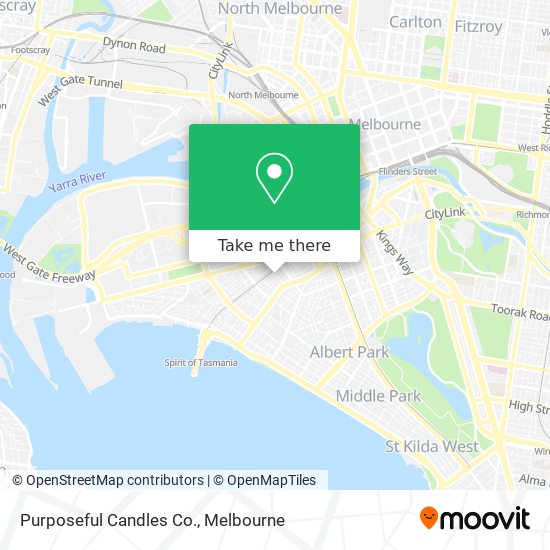 Purposeful Candles Co. map