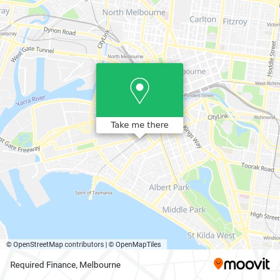 Required Finance map