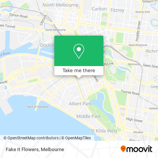 Fake It Flowers map
