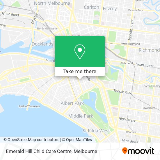 Mapa Emerald Hill Child Care Centre