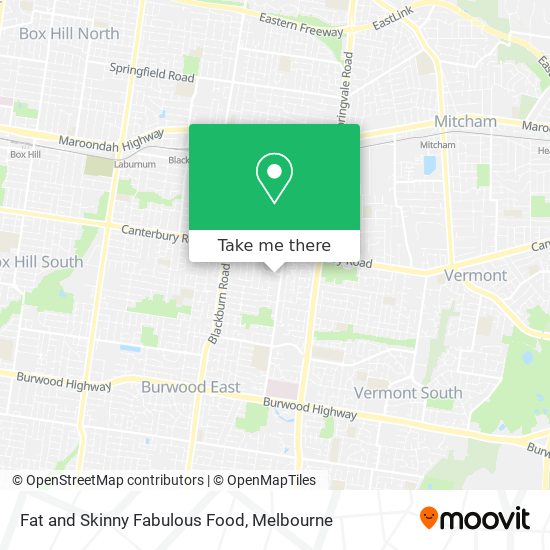 Fat and Skinny Fabulous Food map