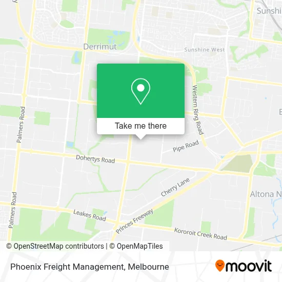 Mapa Phoenix Freight Management