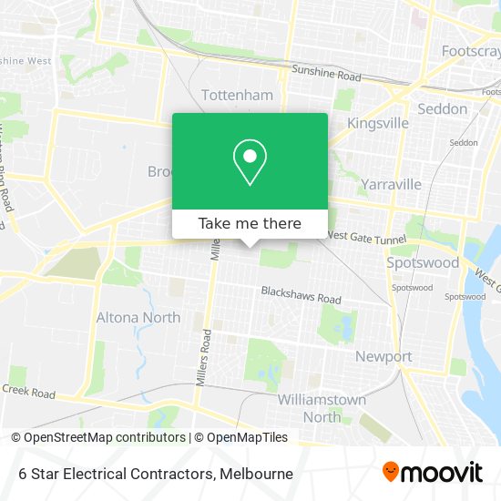 6 Star Electrical Contractors map