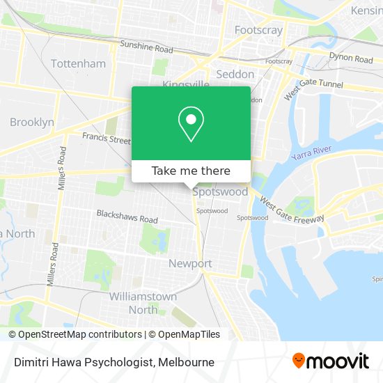 Dimitri Hawa Psychologist map