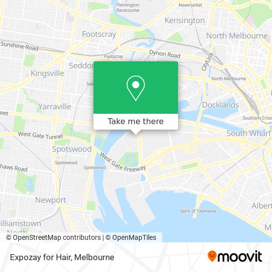 How to get to Expozay for Hair in Port Melbourne by Bus, Tram or Train?