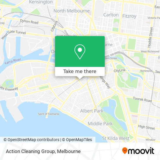 Action Cleaning Group map