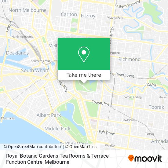 Royal Botanic Gardens Tea Rooms & Terrace Function Centre map