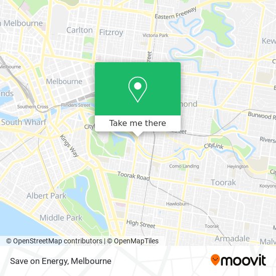 Save on Energy map