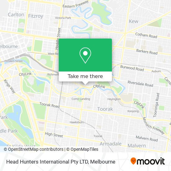 Head Hunters International Pty LTD map