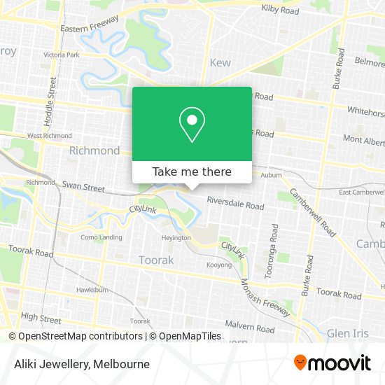 Aliki Jewellery map