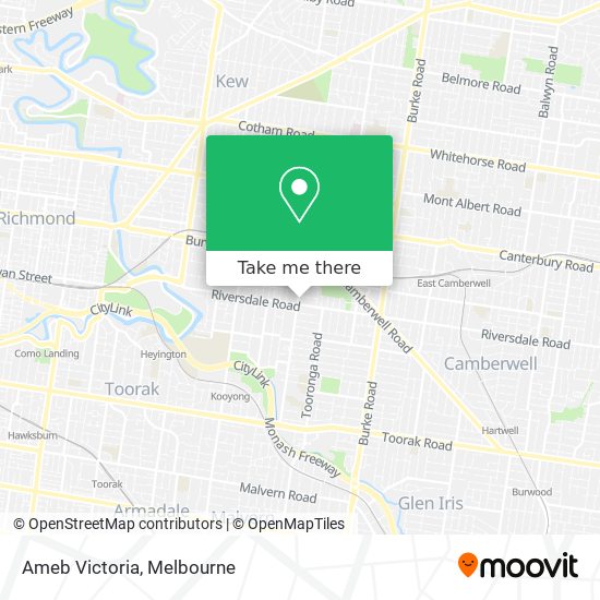 Ameb Victoria map