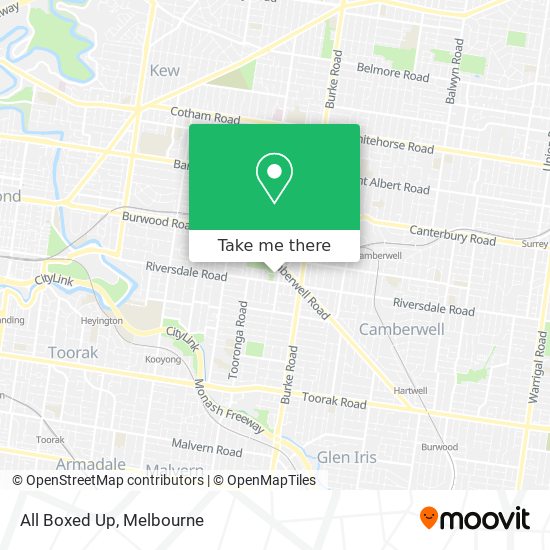 All Boxed Up map