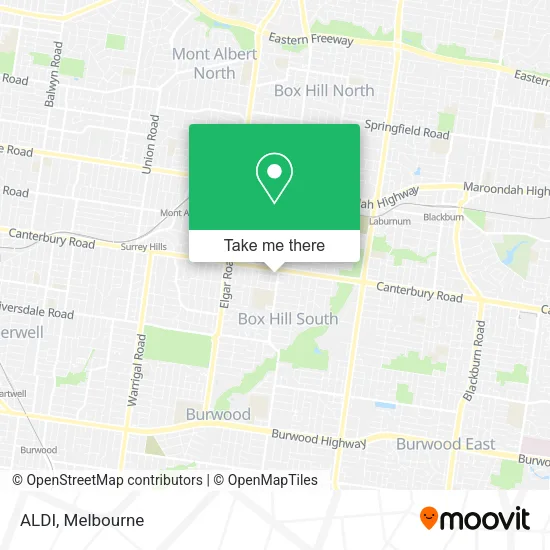 ALDI map