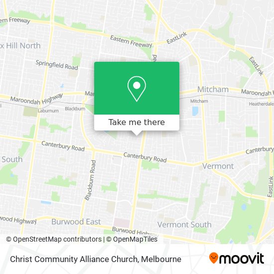 Christ Community Alliance Church map