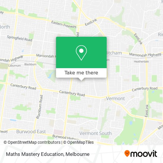 Maths Mastery Education map