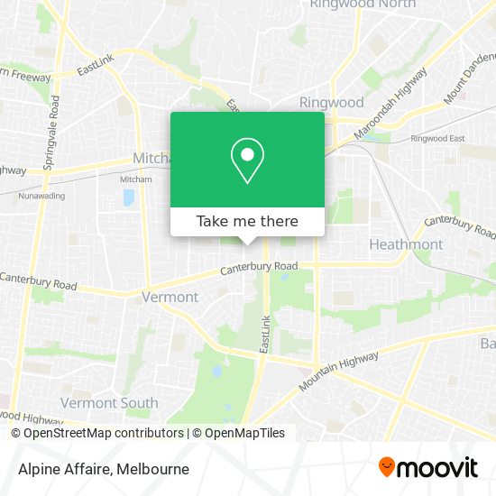 Alpine Affaire map