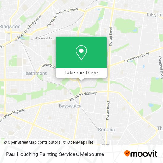 Mapa Paul Houching Painting Services