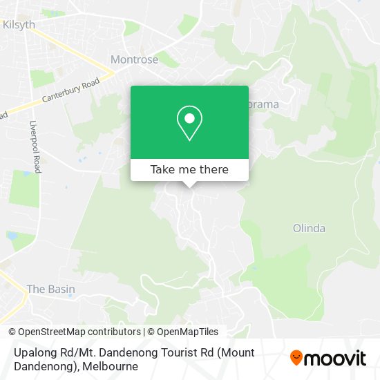 Upalong Rd / Mt. Dandenong Tourist Rd (Mount Dandenong) map