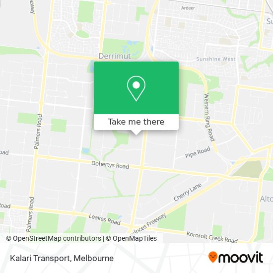 Kalari Transport map