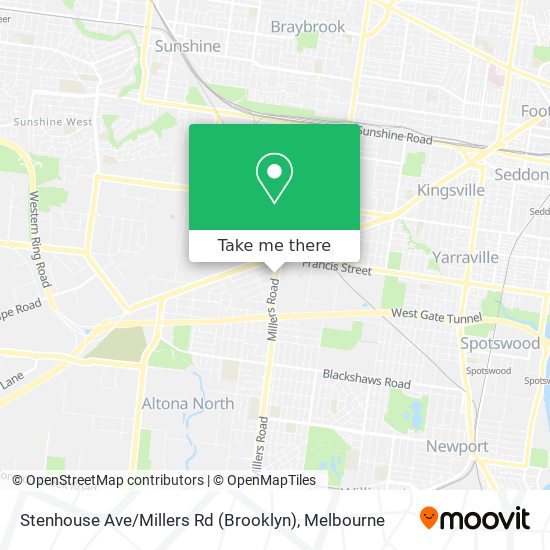 Stenhouse Ave / Millers Rd (Brooklyn) map