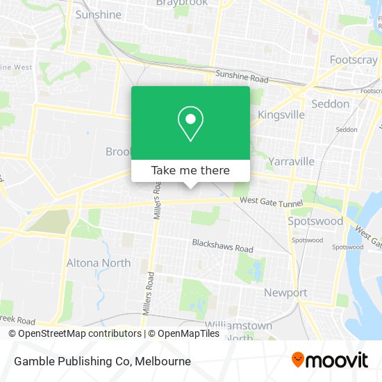 Gamble Publishing Co map