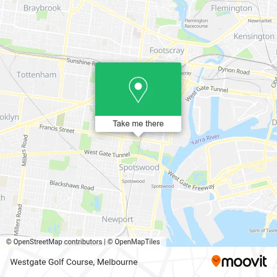 Mapa Westgate Golf Course