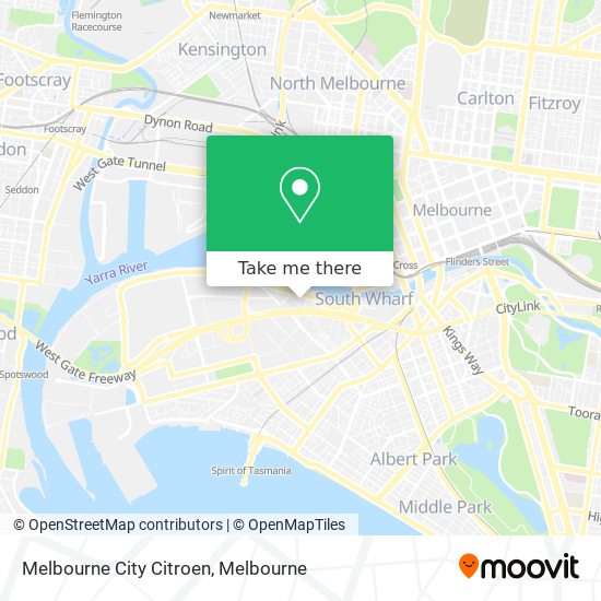 Melbourne City Citroen map