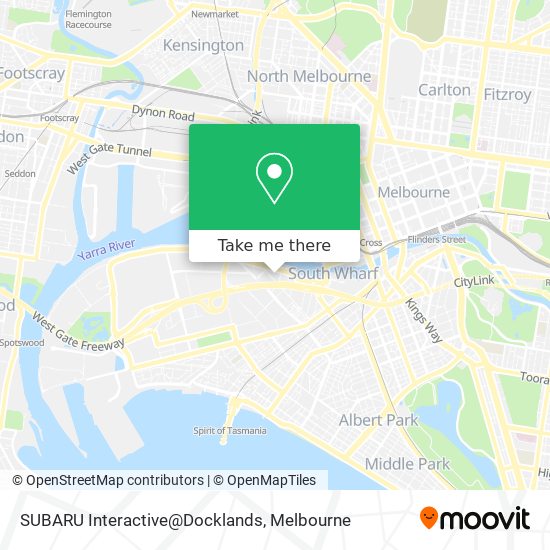 SUBARU Interactive@Docklands map