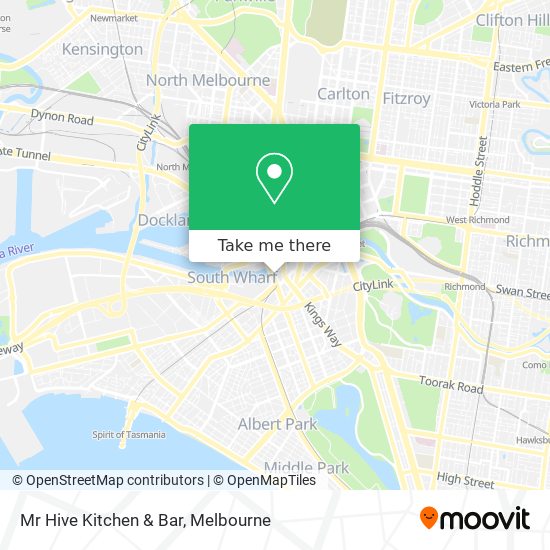 Mr Hive Kitchen & Bar map