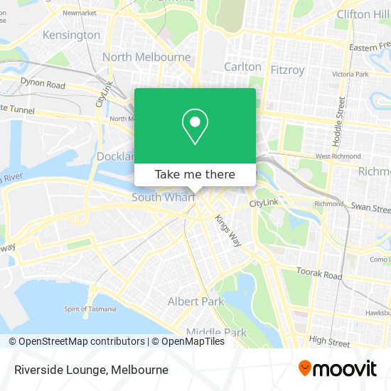 Riverside Lounge map