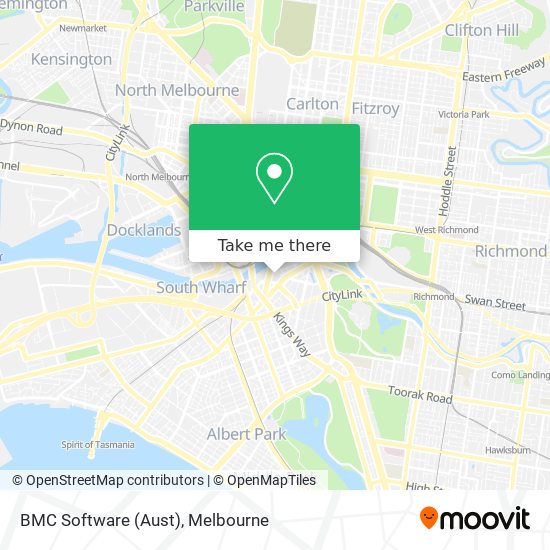 BMC Software (Aust) map