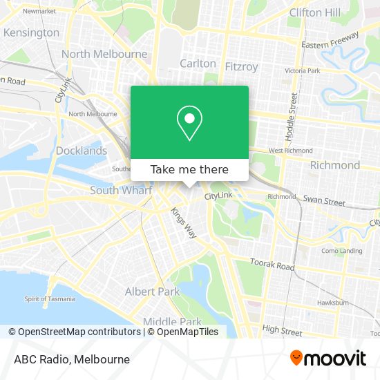 ABC Radio map