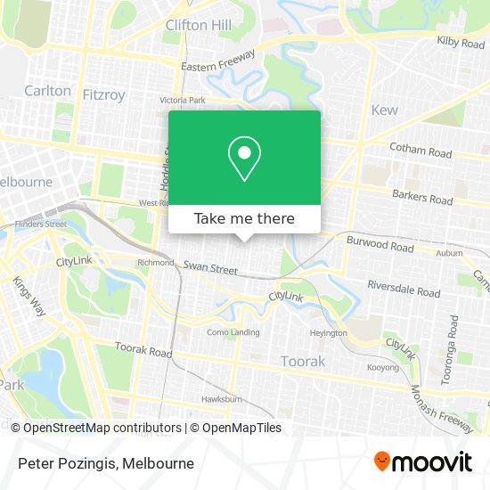 Peter Pozingis map