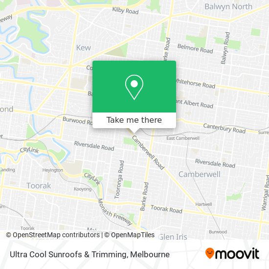 Ultra Cool Sunroofs & Trimming map